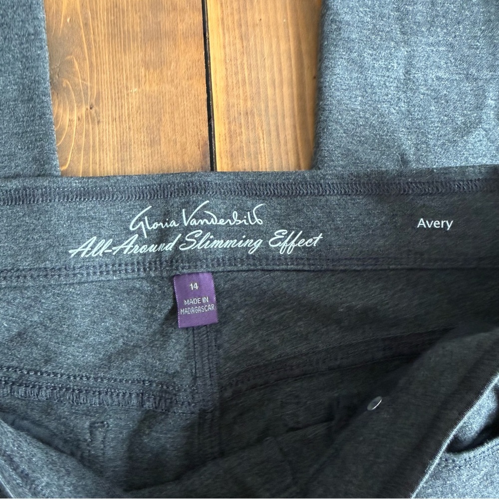 Gloria Vanderbilt Gray Avery Slimming Dress Pants - Picture 8 of 8